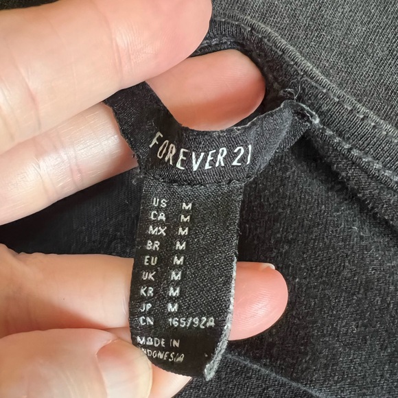 Forever 21, true wrap sundress, faded black, Medium - Picture 6 of 7